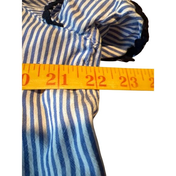 Loft Striped layered cuff tassel top Size M - Picture 3 of 7